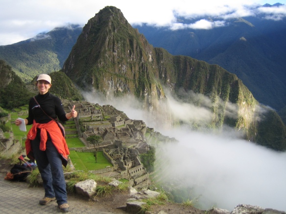 Machu Picchu im Morgennebel